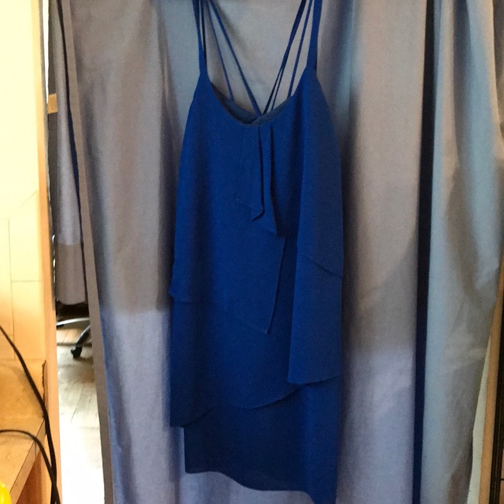 Gorgeous Cerulean Flouncy Dress